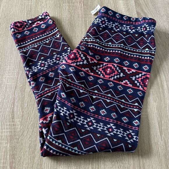 NWT … NO BOUNDARIES “Size: XL - (15-17)” Geometric Patterned Leggings - Picture 1 of 5